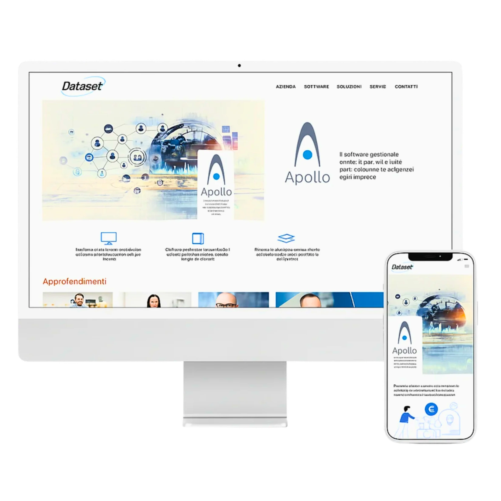 Dataset light mockup